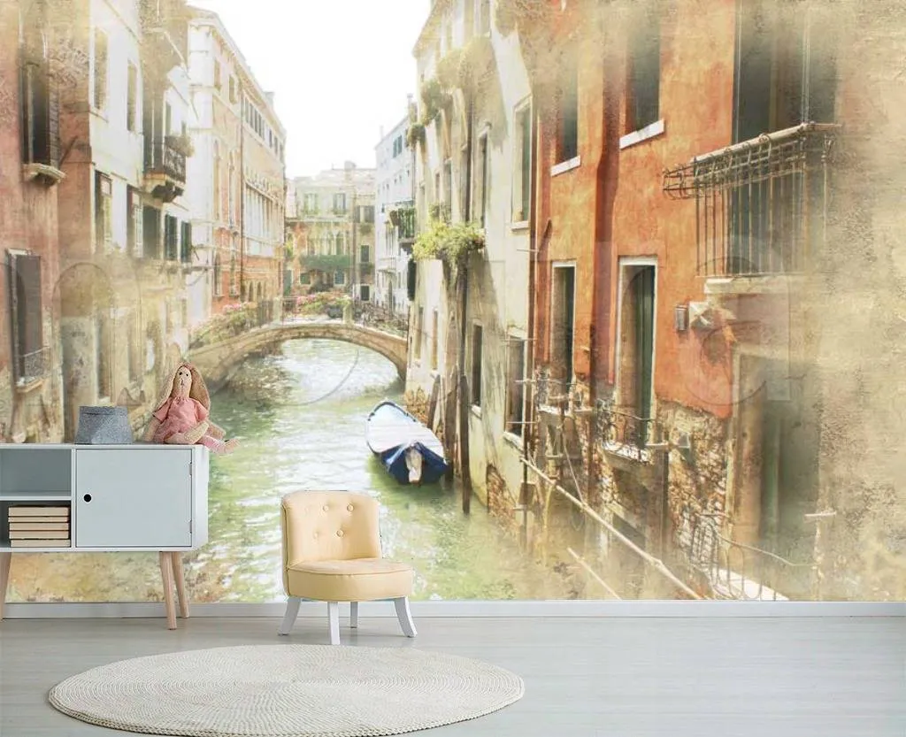 Фотообои Каналы Венеции туманным утром  11-089