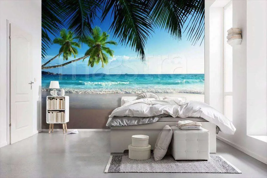 Фотообои в интерьере морской закат  4-340 фото