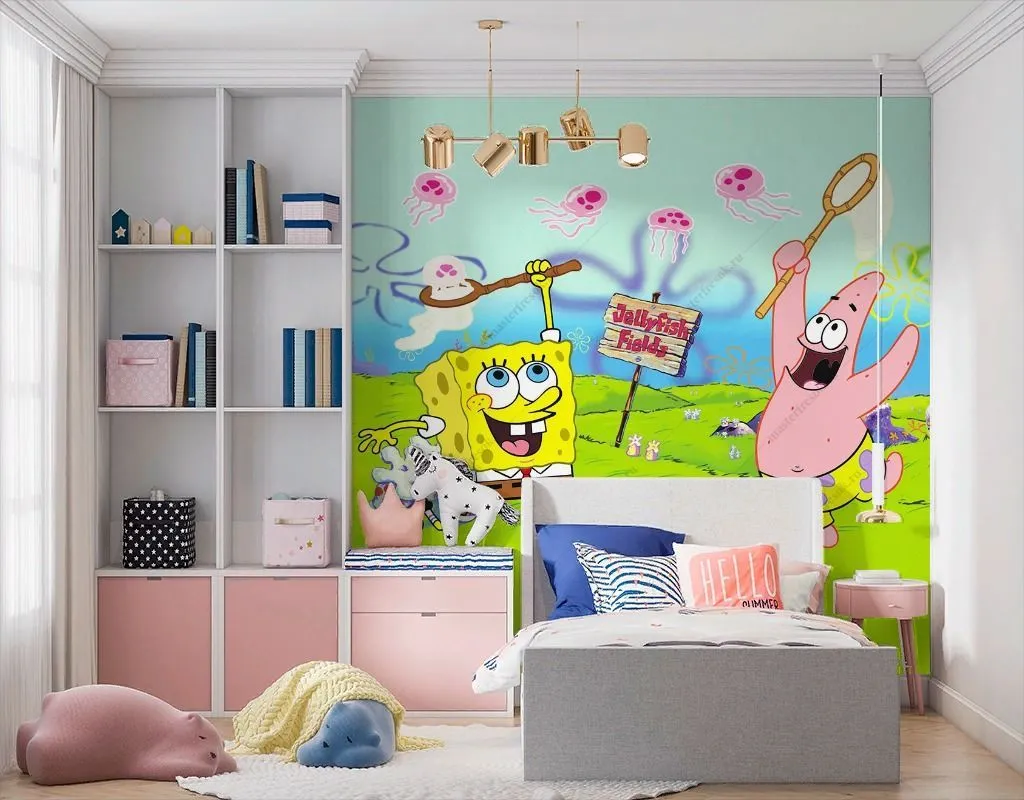 Фотообои Спанч Боб и Патрик  12-1410