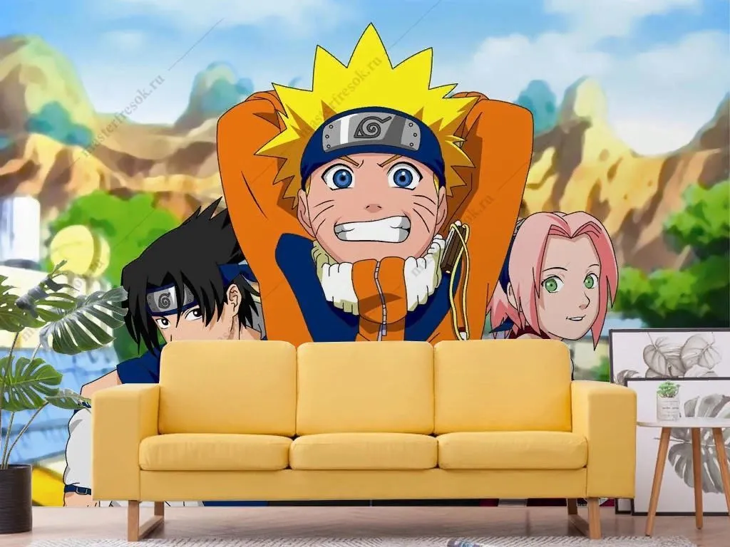 Фотообои Наруто команда  12-1337