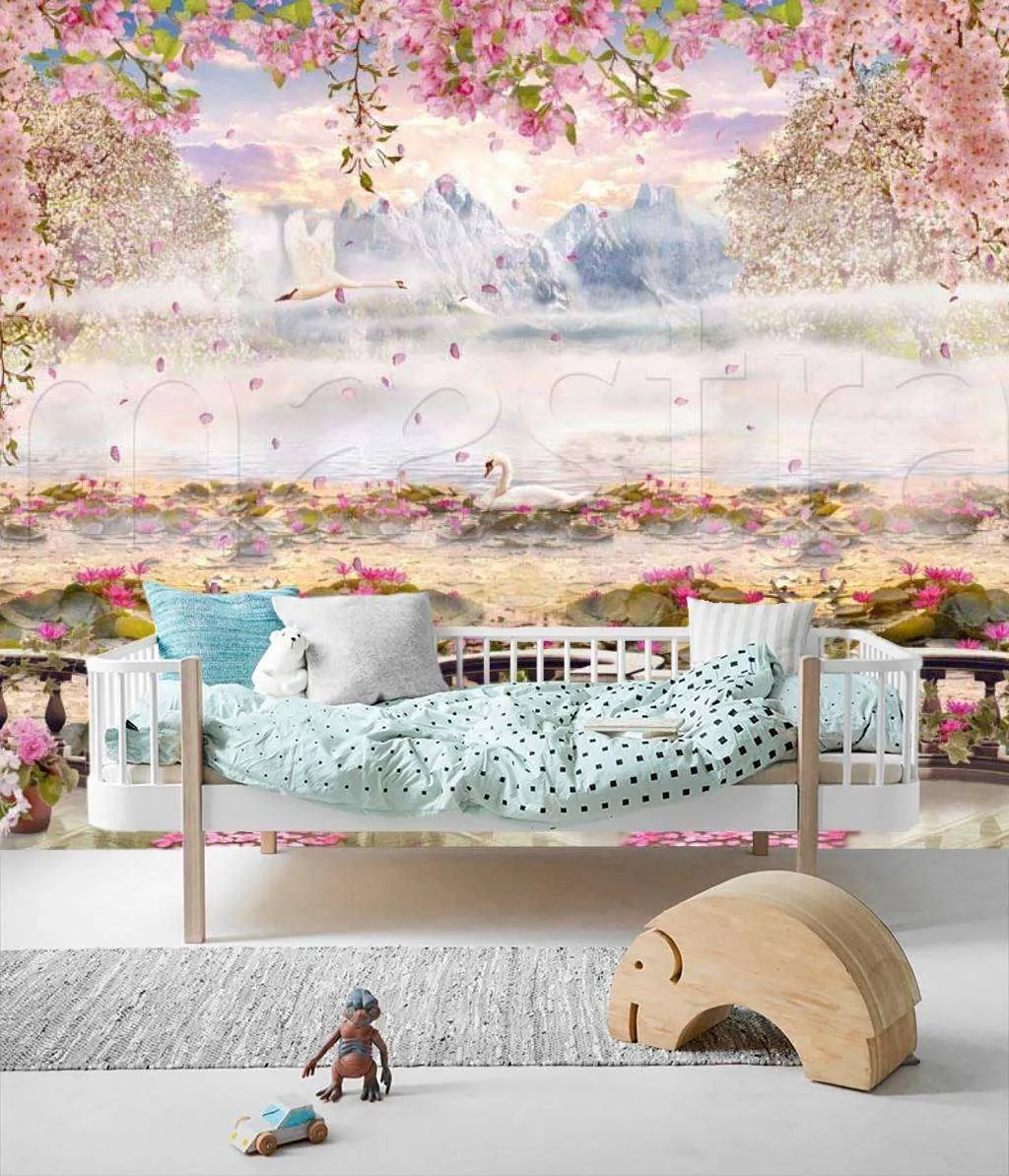 Фотообои Розовая терраса  7-068