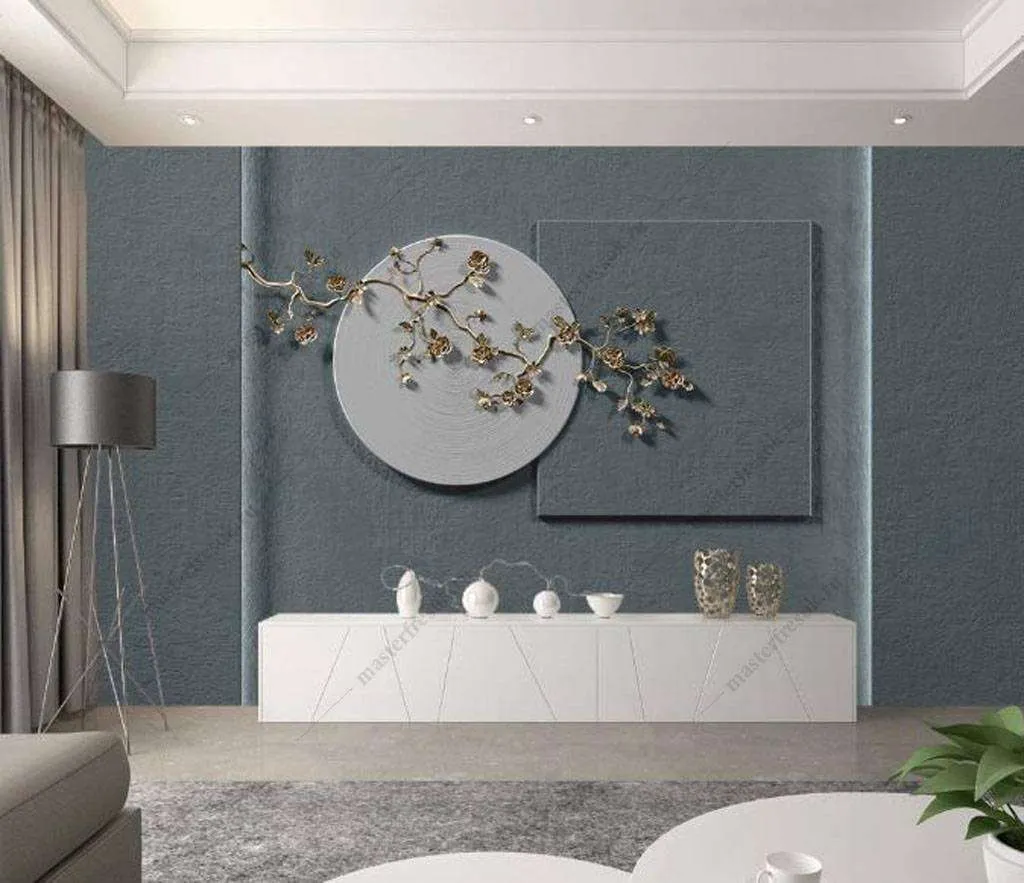 Фотообои в интерьере филигрань веточка  16-074 фото