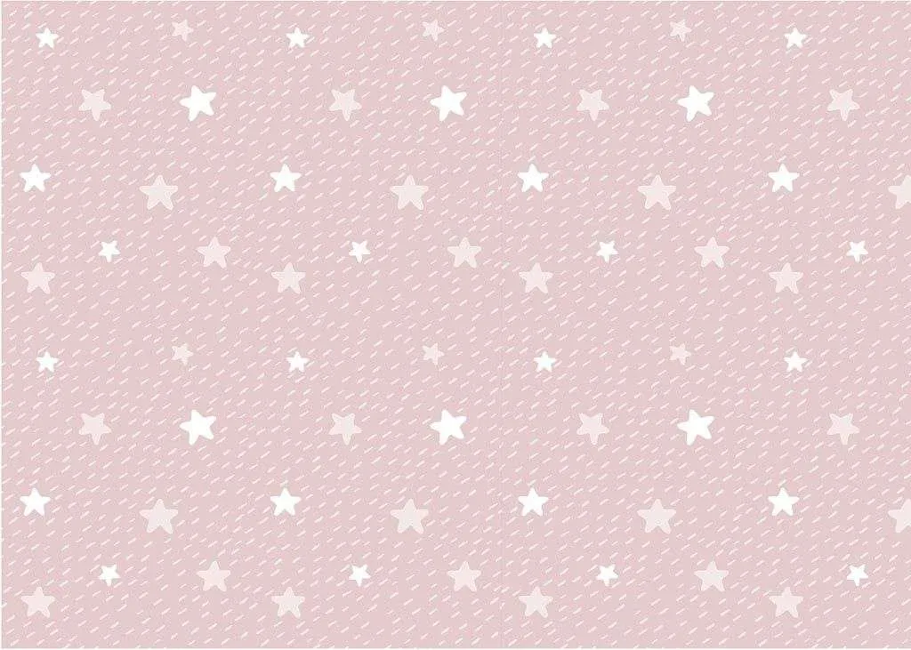 Фотообои в интерьере звезды на розовом  12-765 фото