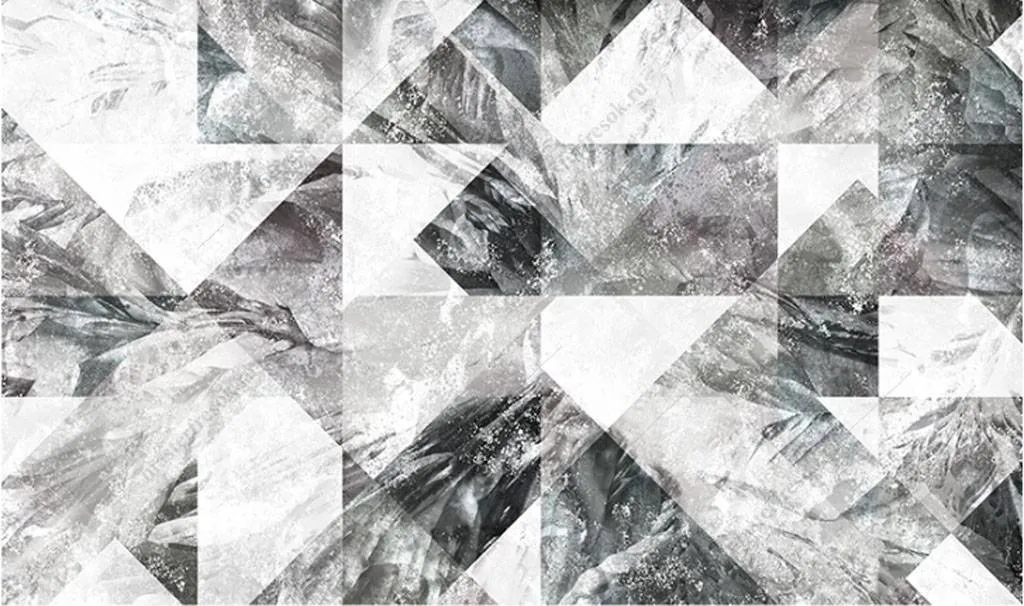 Фотообои в интерьере мраморная плитка  15-840 фото