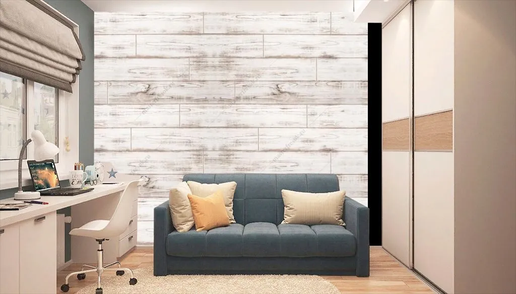 Фотообои Стена из дерева  9-1452