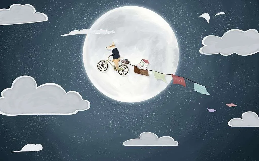 Фотообои в интерьере собака в космосе  14-118 фото