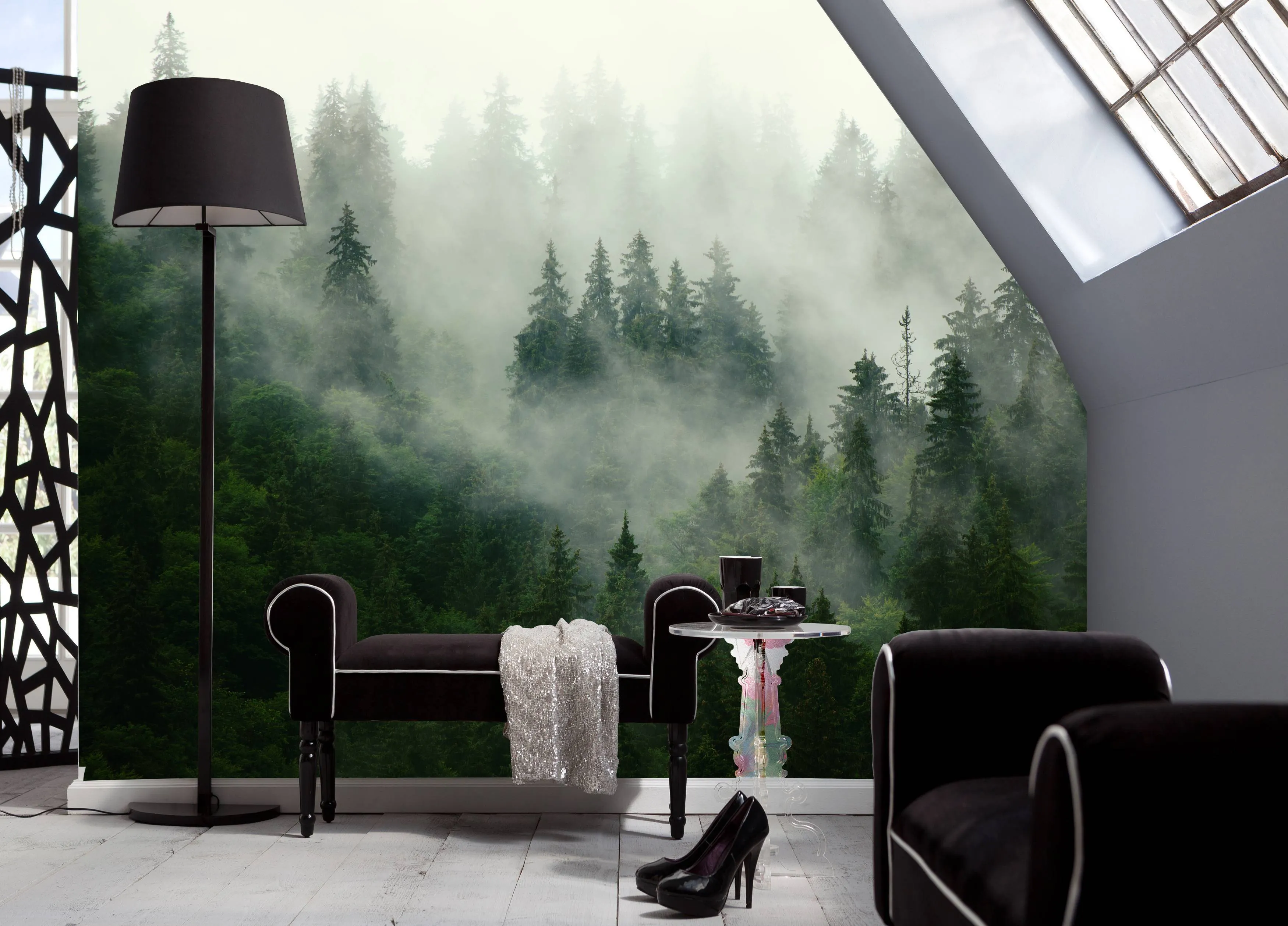 Фотообои Лес туманный  9-1131