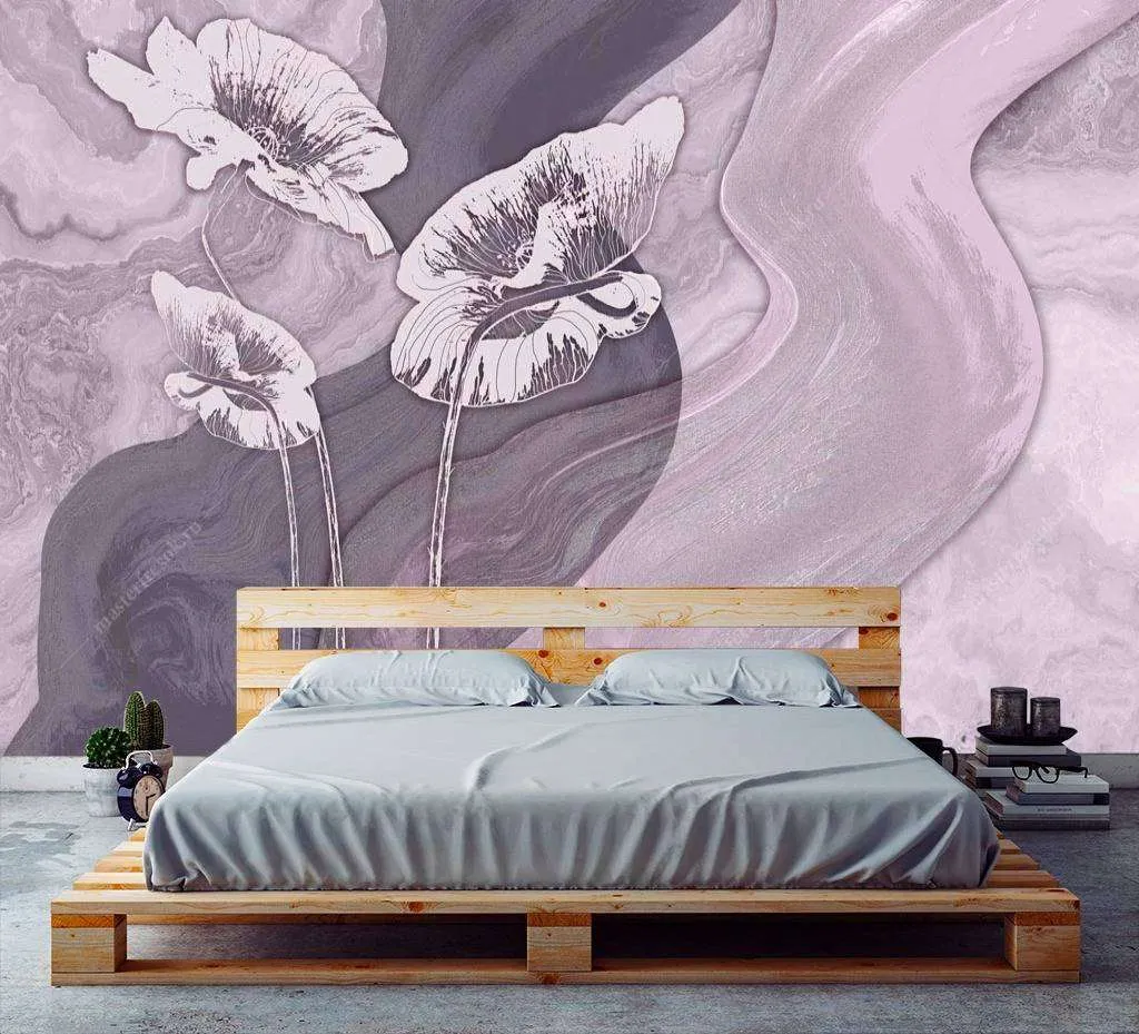 Фотообои в интерьере гладь  13-098 фото