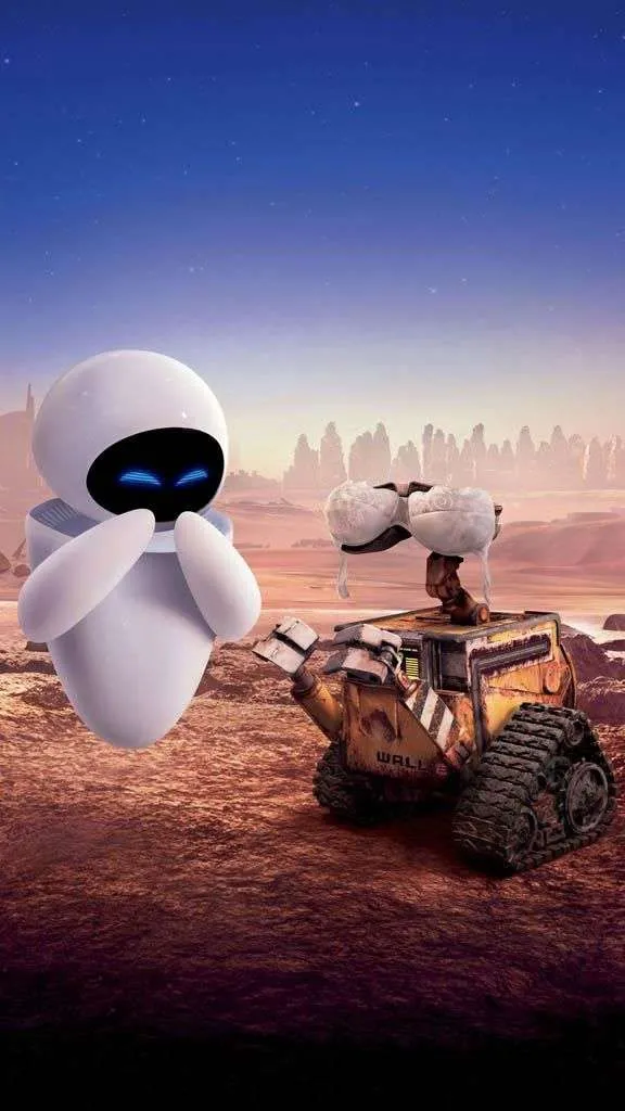 Фотообои в интерьере ева и валли  12-1098 фото