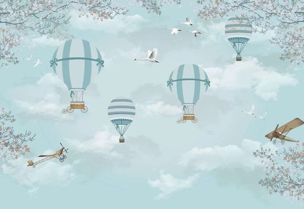 Фотообои в интерьере шары в детскую  12-796 фото