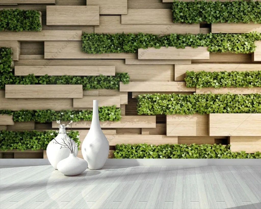 Фотообои в интерьере живая 3д стена  10-885 фото