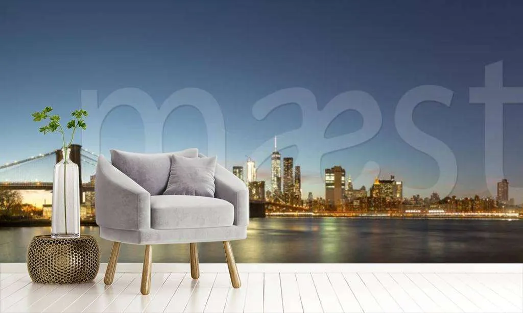 Фотообои Ночные мосты  9-836