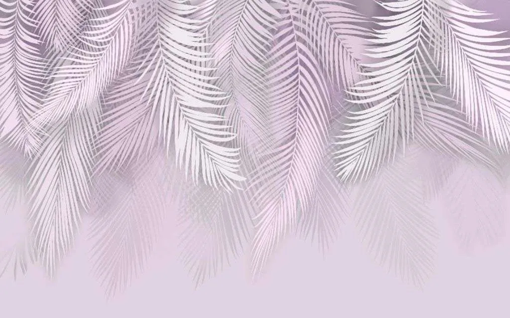 Фотообои в интерьере фоновые листья  10-768 фото