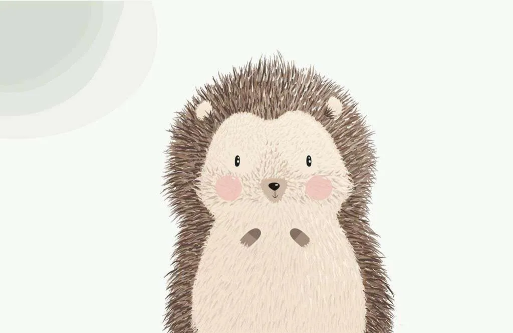 Фотообои в интерьере ежик  12-877 фото