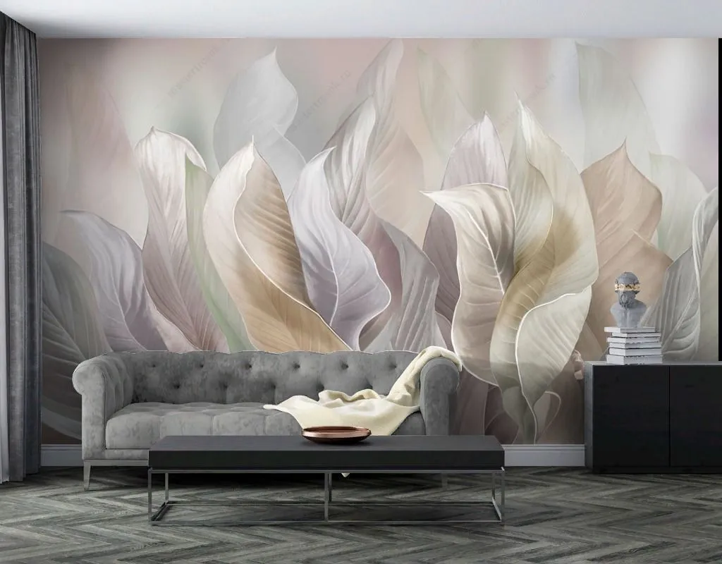 Фотообои Перья листьев  13-525