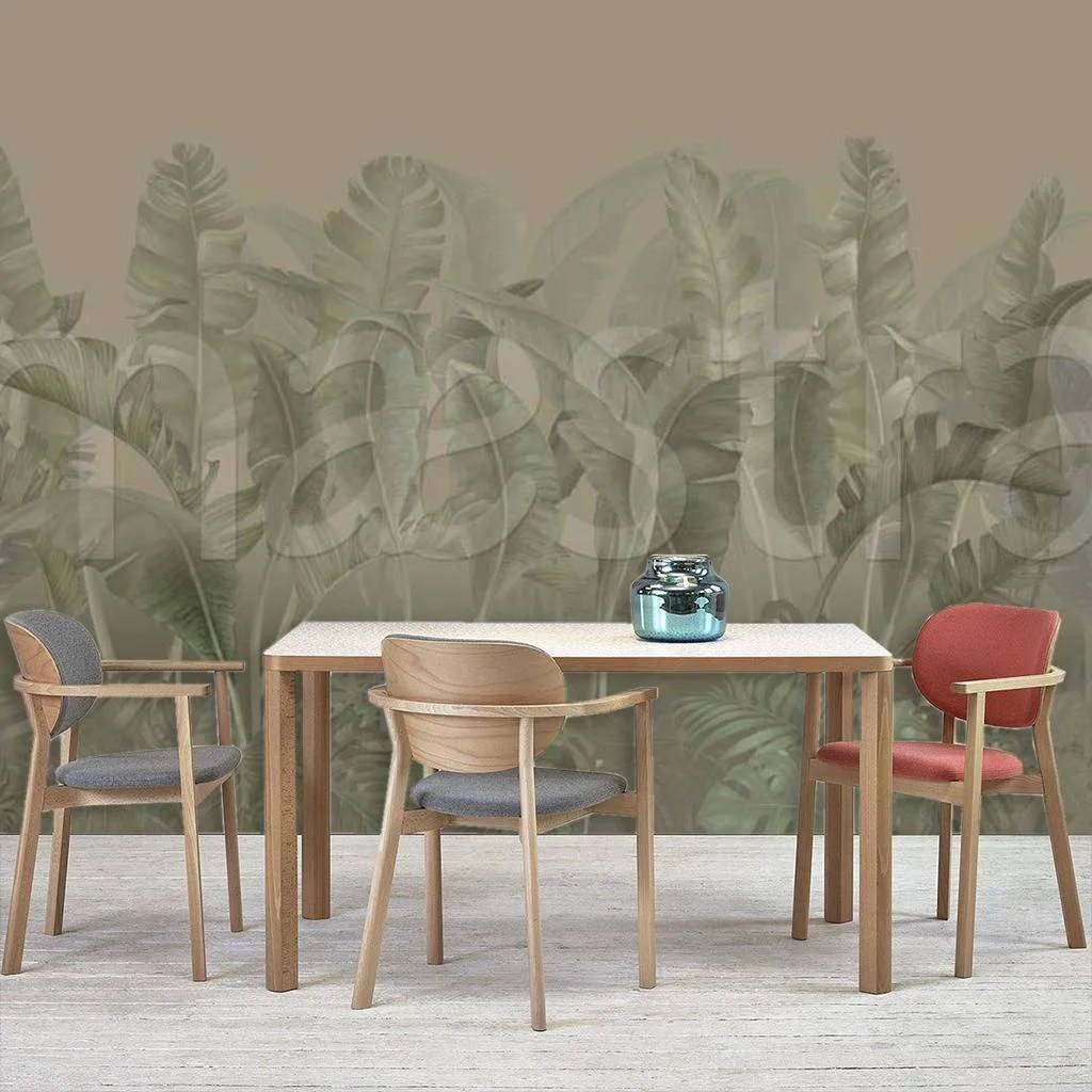 Фотообои Листья в коричневых тонах  7-875