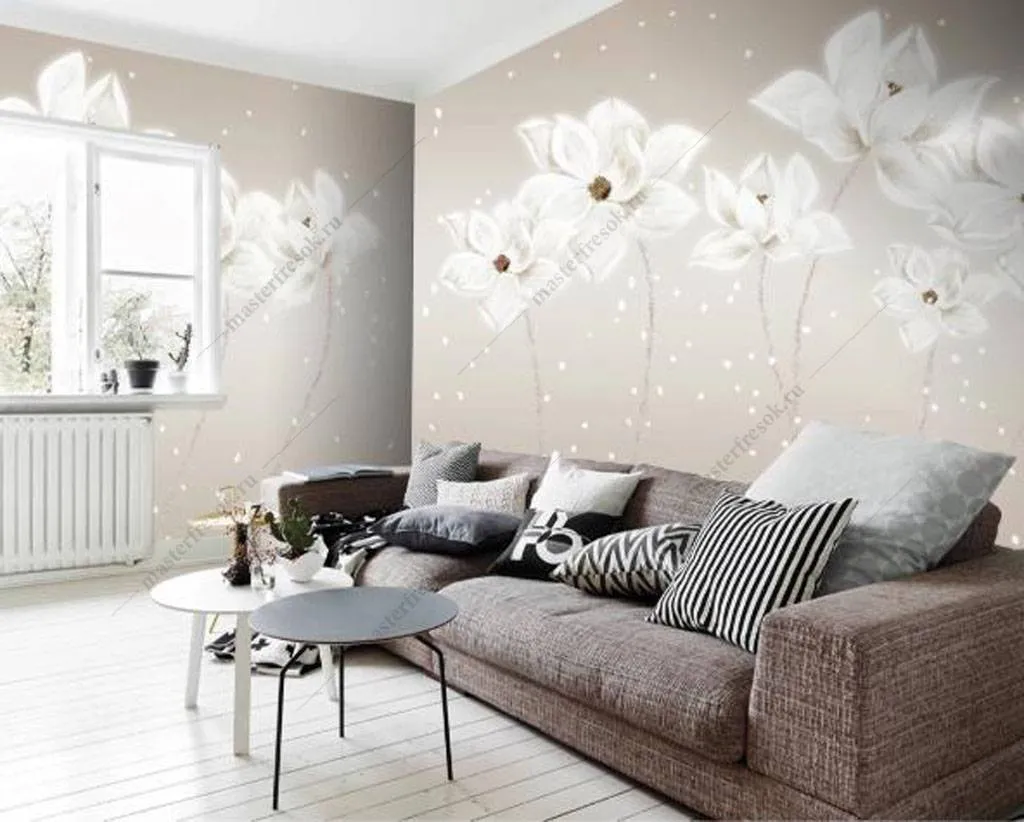 Фотообои Белые лилии  15-968