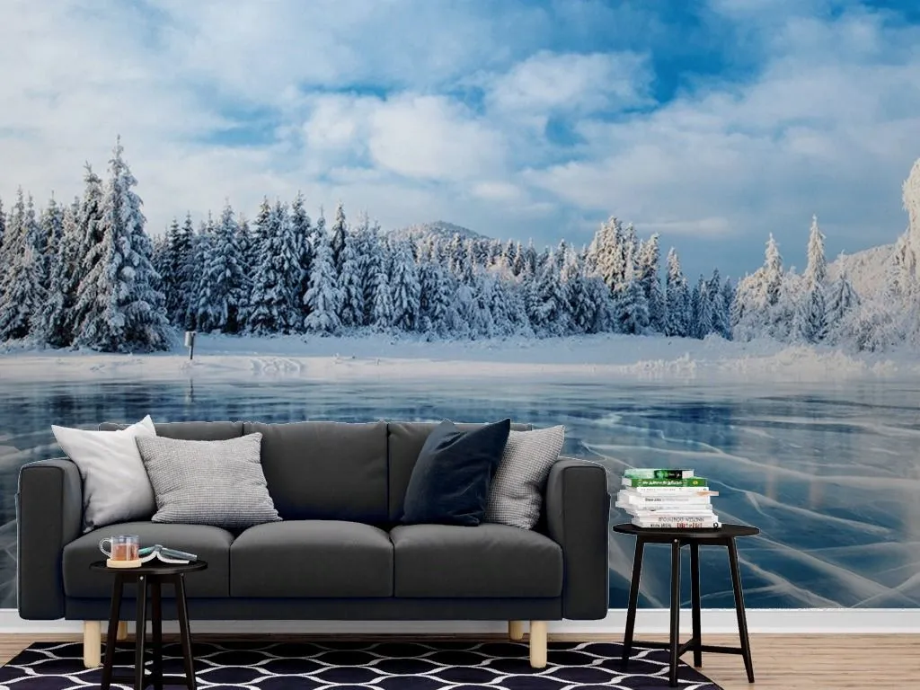 Фотообои в интерьере лед байкала  9-1970 фото