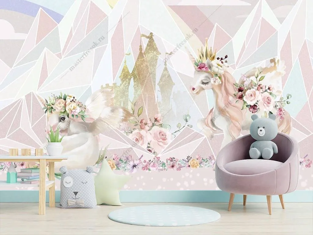 Фотообои Единороги  14-079