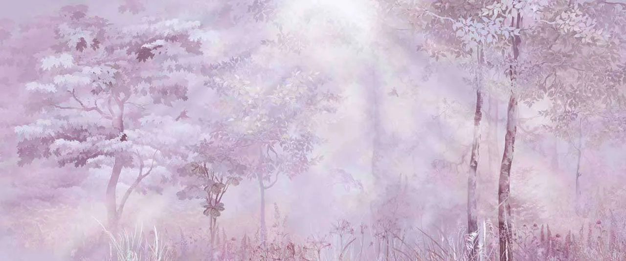 Фотообои в интерьере деревья в лесу  13-203 фото