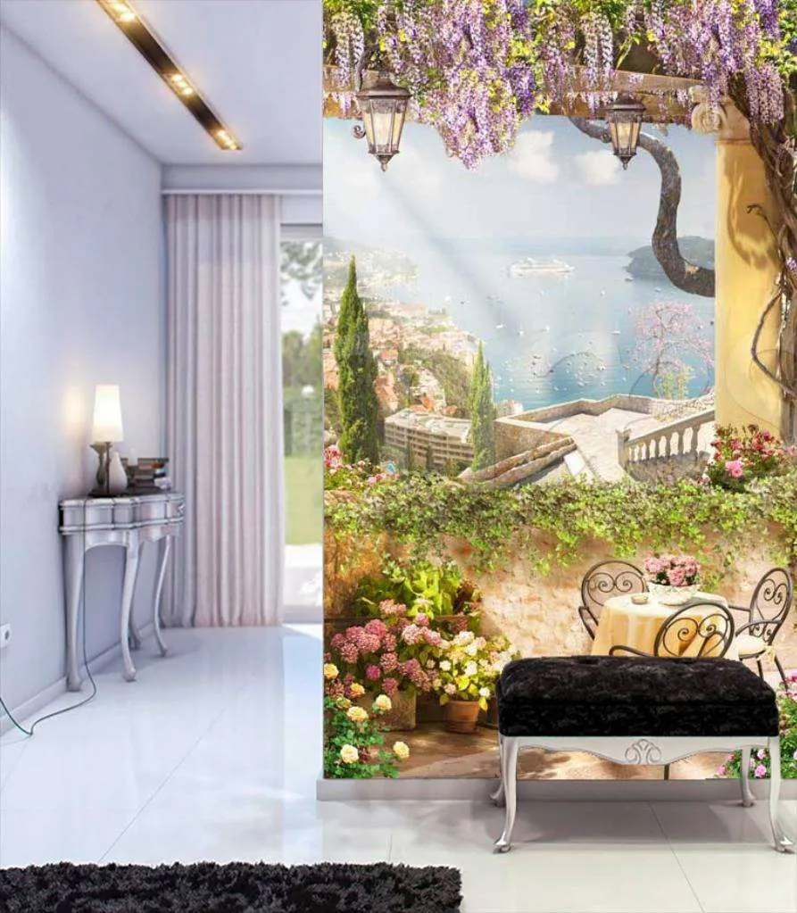 Фотообои Столик на террасе  6-034