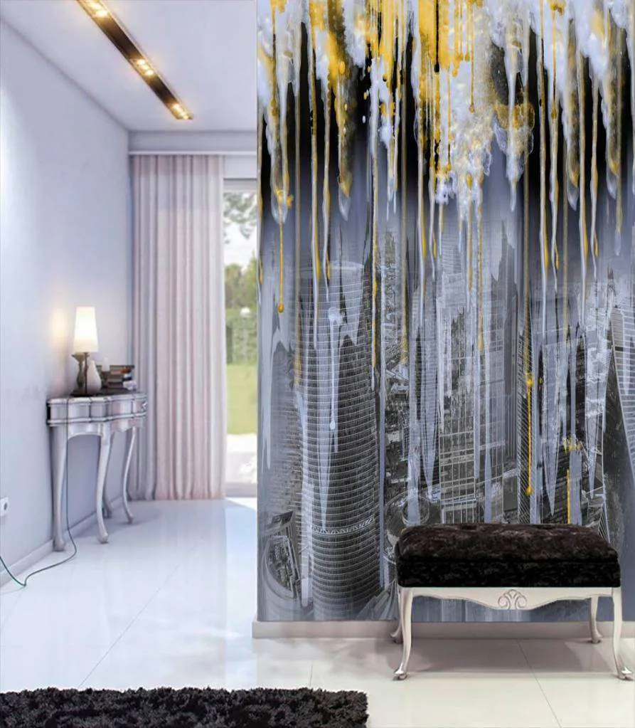 Фотообои Дождь в городе  13-043