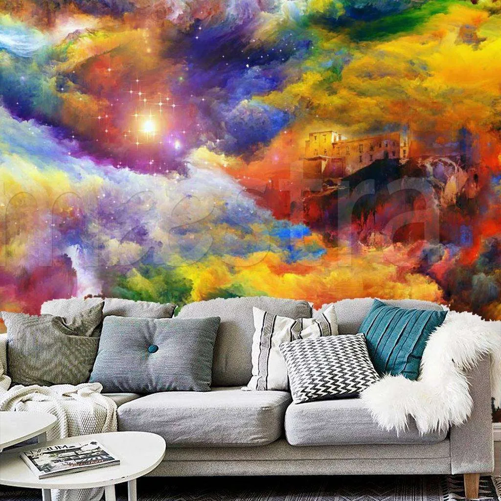 Фотообои Бесшовные обои на стену:  Сказочный город. Артикул: 4-315  