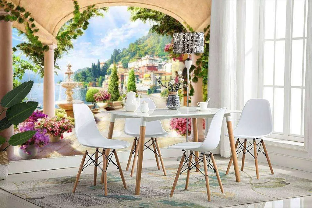 Фотообои Арка на солнечной набережной  17-0122