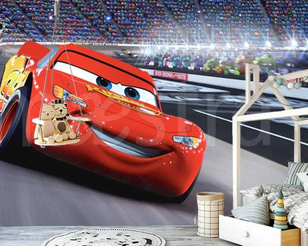 Фотообои Молния маккуин на гонках  12-250