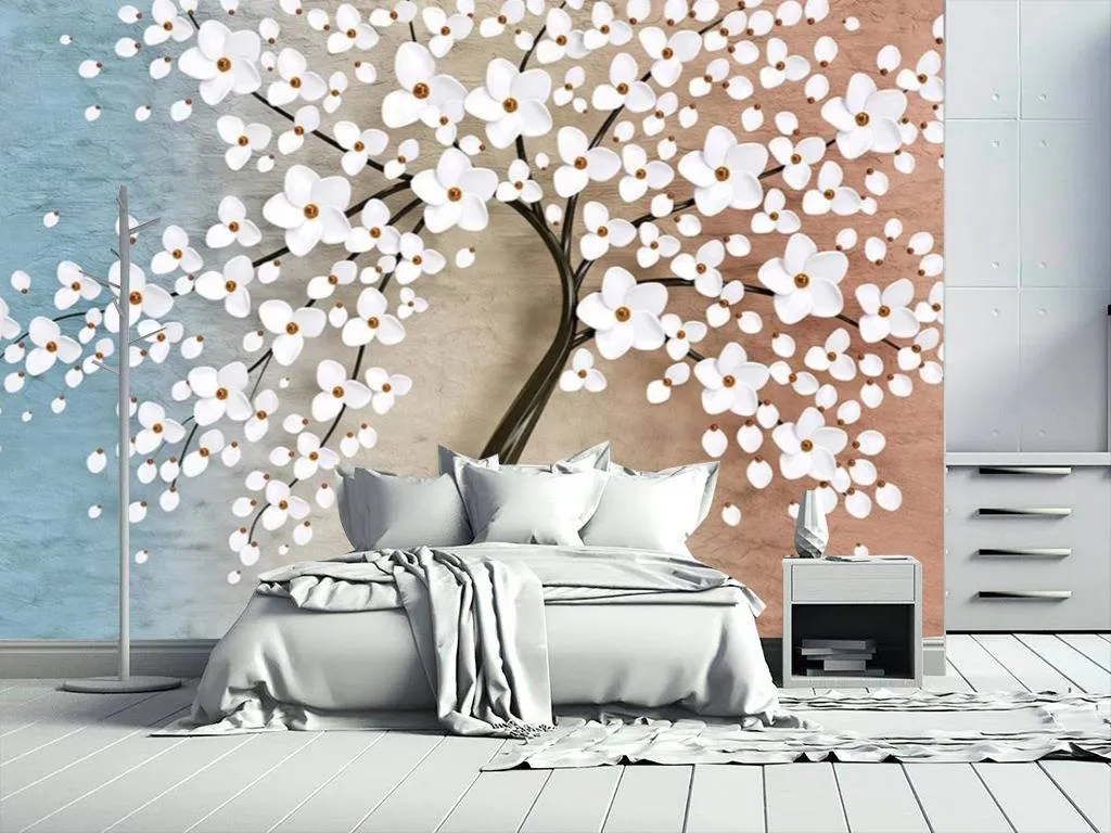 Фотообои Белоснежное дерево  15-595