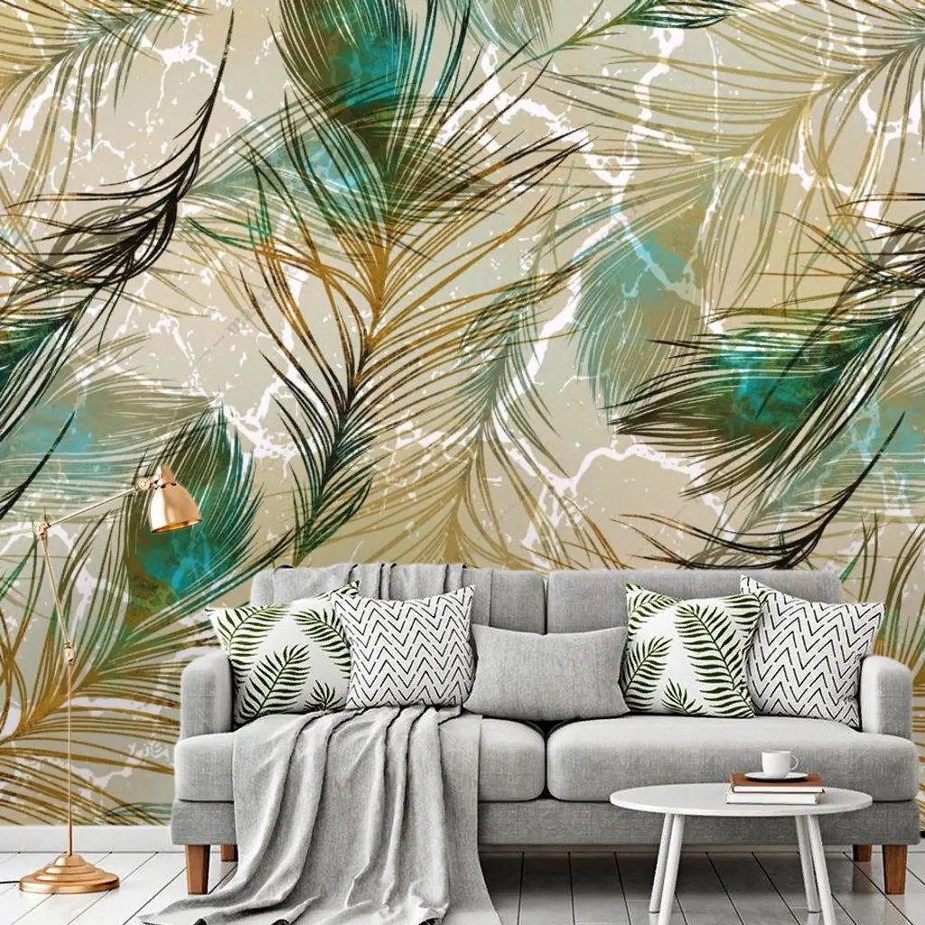 Фотообои Перья павлина  14-135