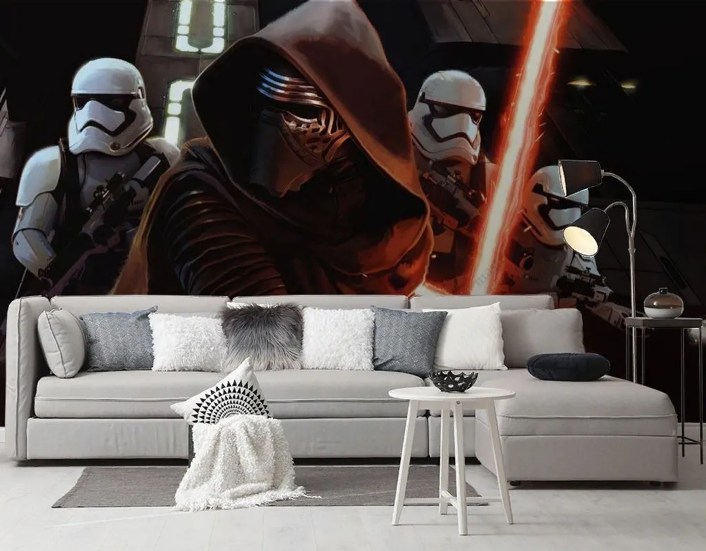 Фотообои в интерьере звёздные войны эпизод 7  12-1234 фото