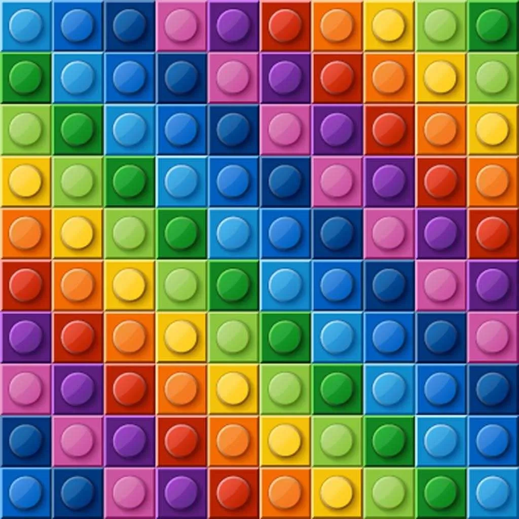 Фотообои в интерьере кубики лего  12-1353 фото