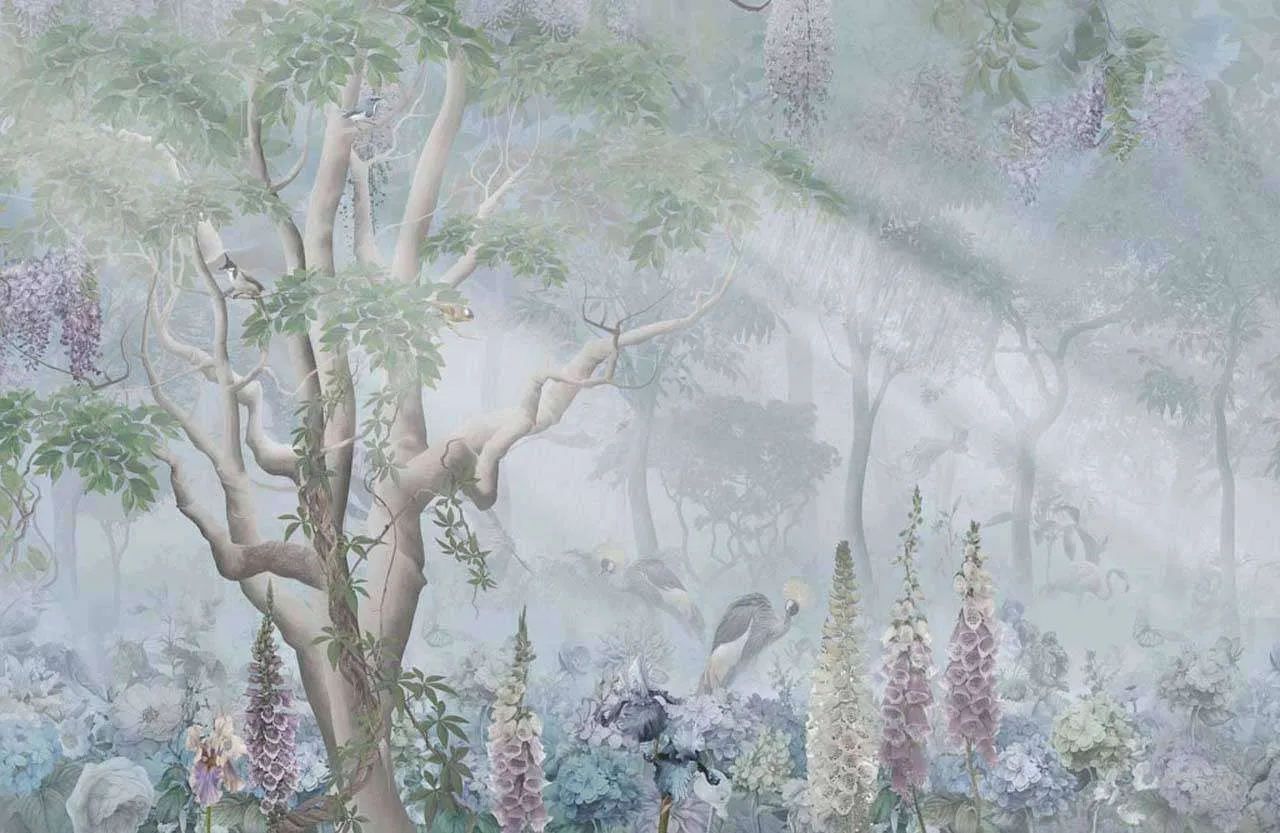 Фотообои в интерьере чудный сад  13-089 фото