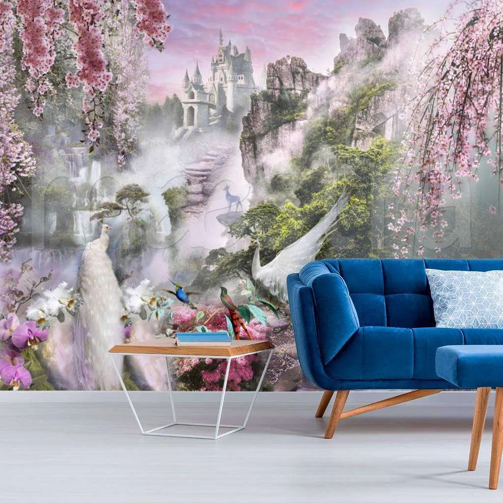 Фотообои Бесшовные обои на стену:  Японский сад. Артикул: 7-579  