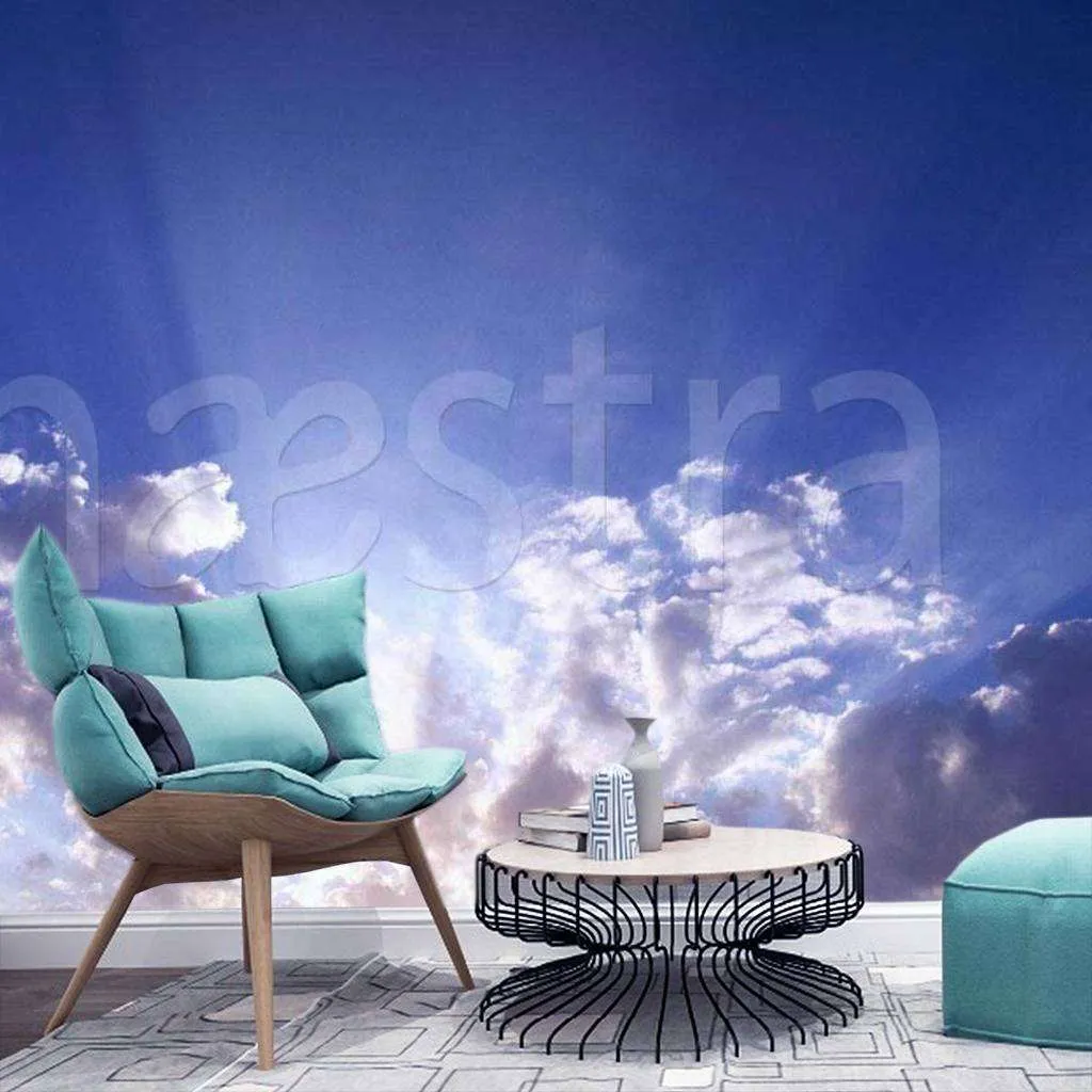 Фотообои Темно багряное небо 3d  9-391