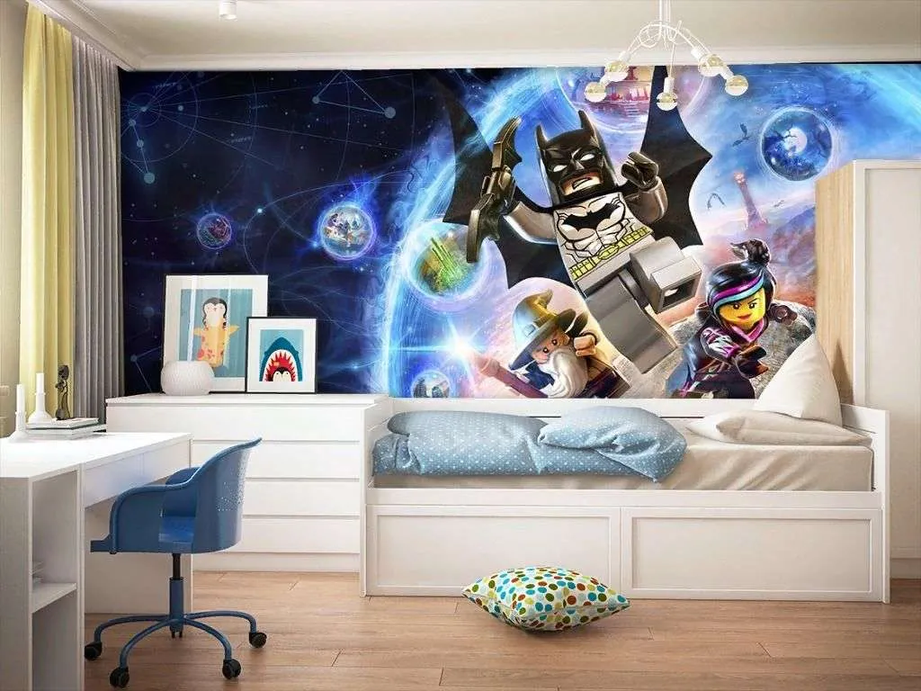 Фотообои в интерьере лего дименшенс  12-1387 фото