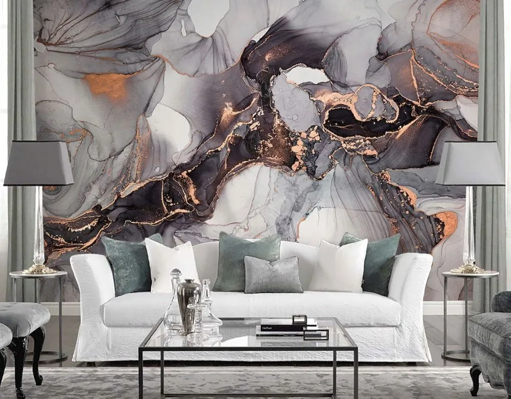 Фотообои в интерьере fluid 06  9-1909 фото