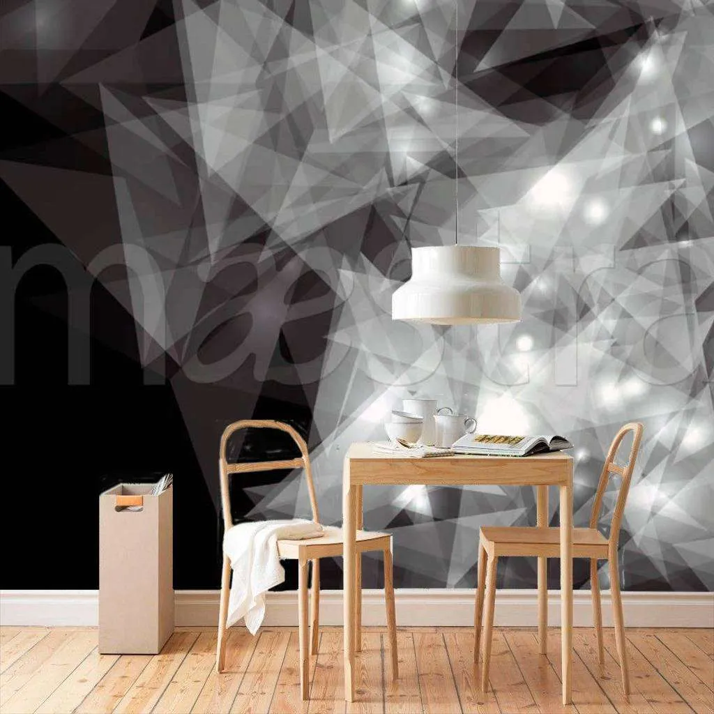 Фотообои Серебряные треугольники  4-318