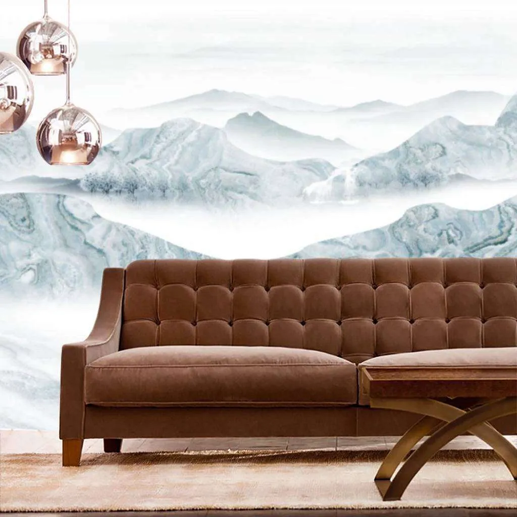 Фотообои Бесшовные обои на стену:  Лодка в горах. Артикул: 15-651  