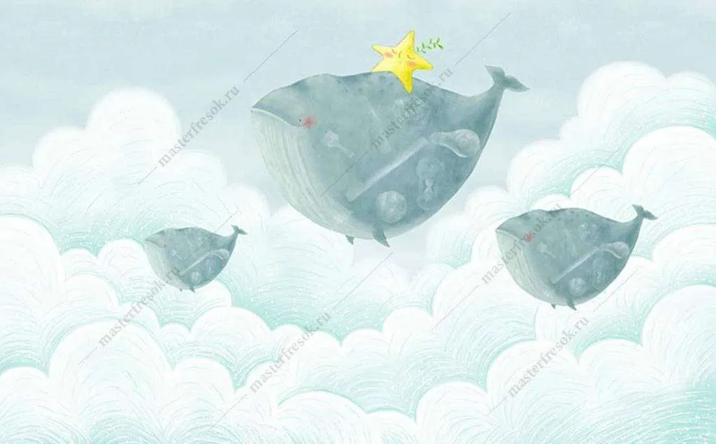 Фотообои в интерьере звезда на ките  16-021 фото