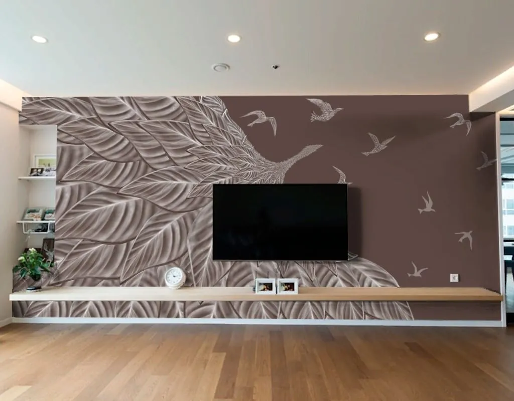 Фотообои в интерьере большая птица  14-784 фото