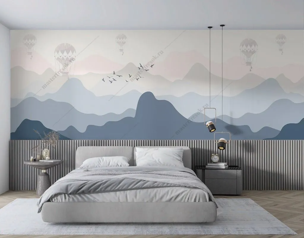 Фотообои Горы панорамные  12-1476