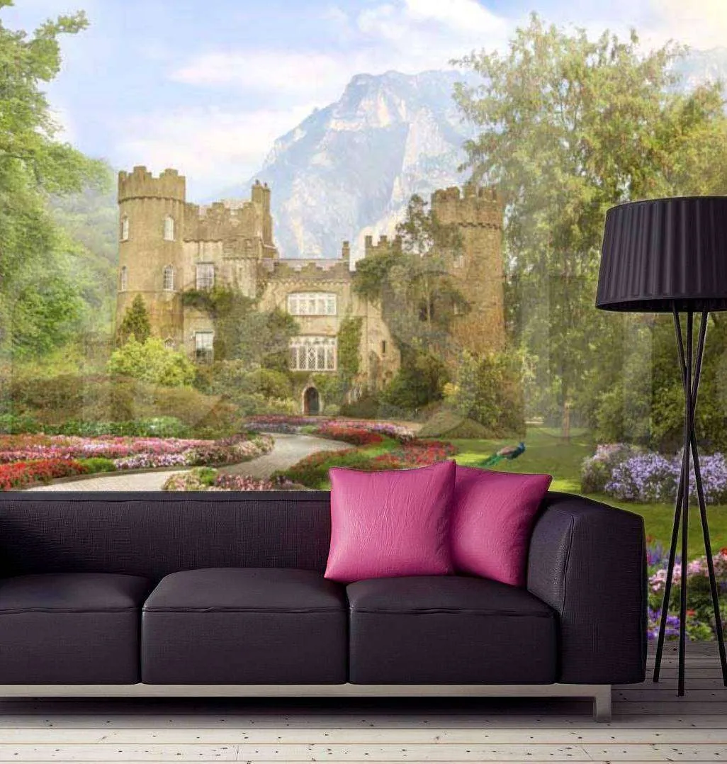 Фотообои Замок в старинном парке  7-221