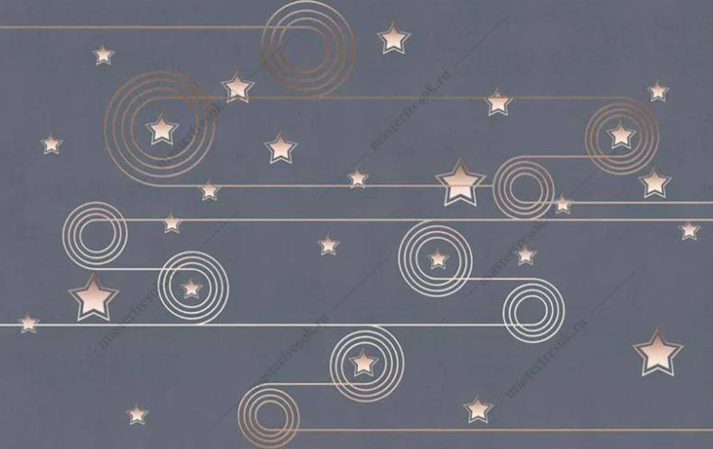 Фотообои в интерьере небо и звезды  16-085 фото