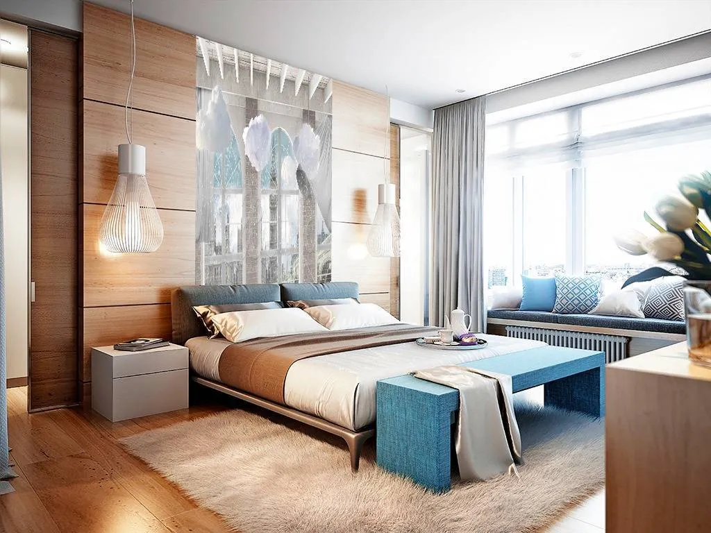 Фотообои в интерьере зимний лондон  7-452 фото