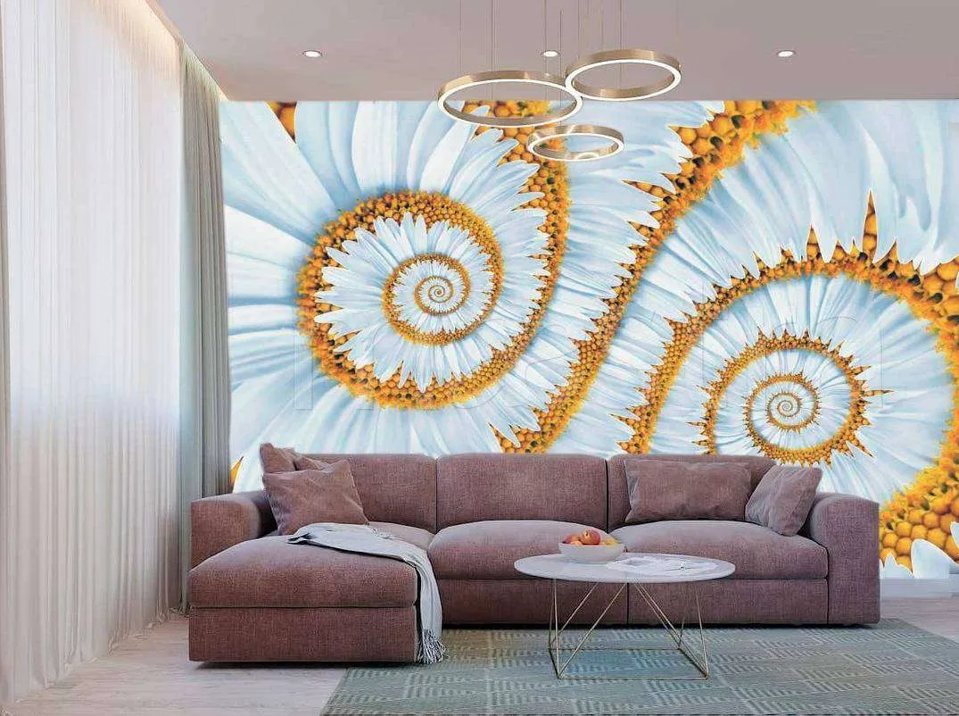 Фотообои 3d Ромашки  4-336