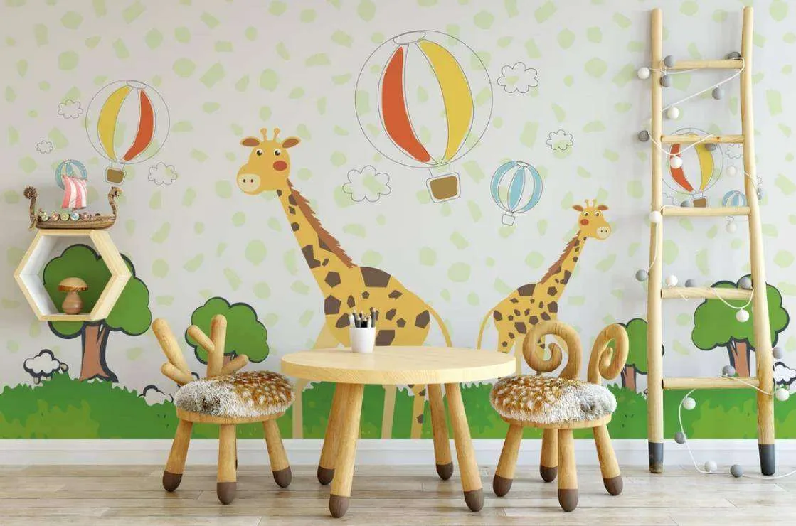 Фотообои в интерьере утренняя прогулка  15-214 фото