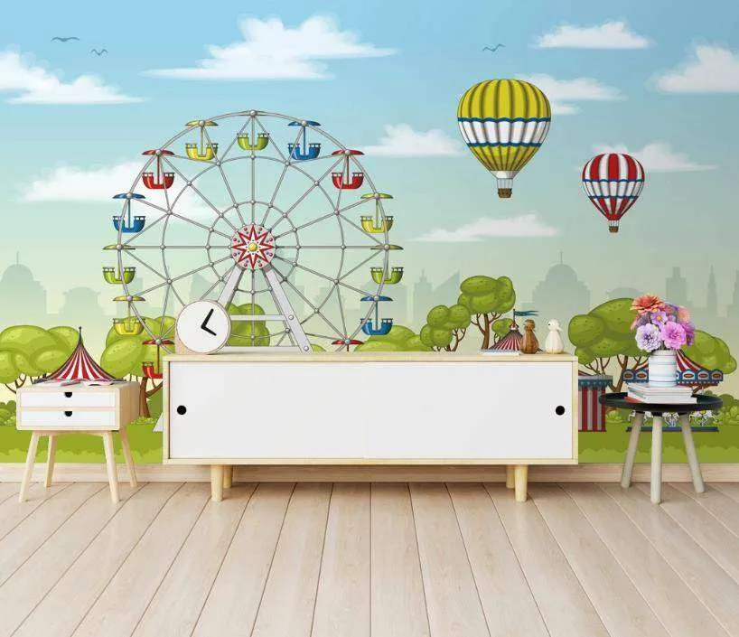 Фотообои в интерьере карусели  15-054 фото