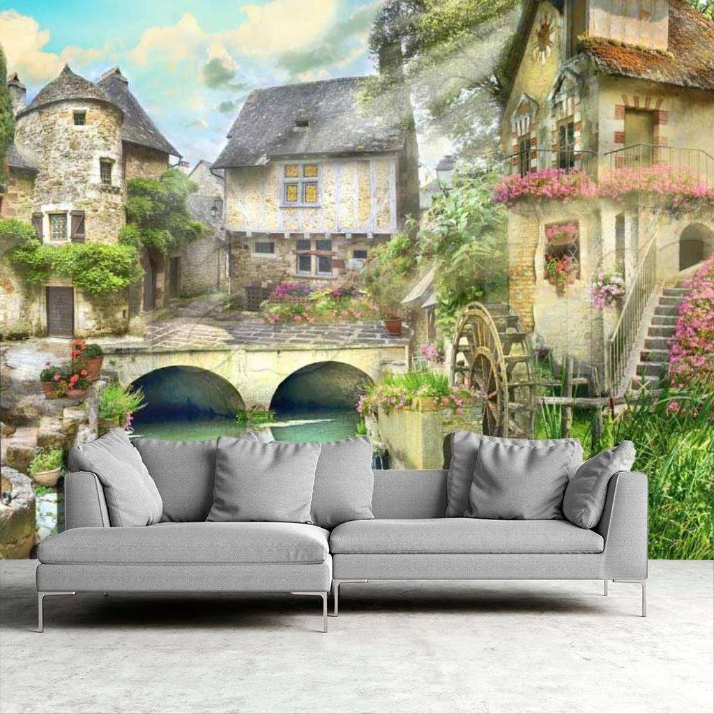 Фотообои Панорама старинного города  6-007